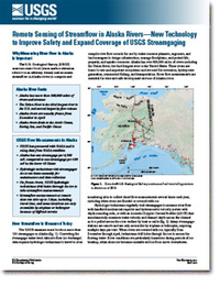 Remote sensing of river flow in Alaska - New technology to improve safety and expand coverage of USGS streamgaging