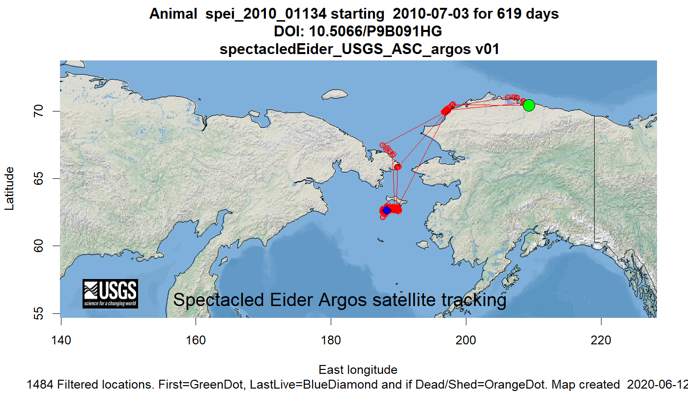 Tracking map for species spei_2010_01134