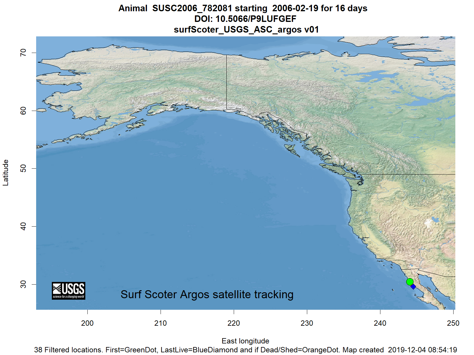Tracking map for species SUSC2006_782081