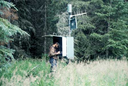 Water stage recorder