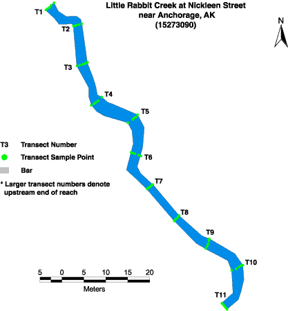 Little Rabbit Creek at Nickleen Street habitat image map