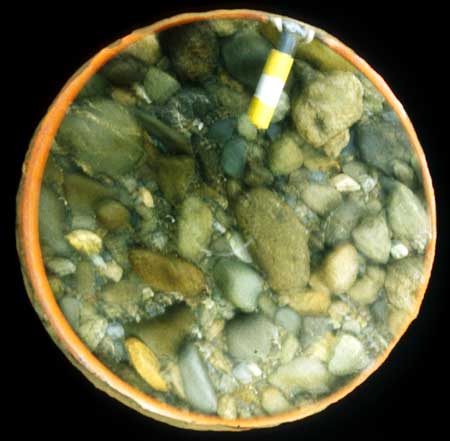 Transect 10, thalweg.