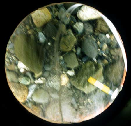 Transect 11, thalweg.