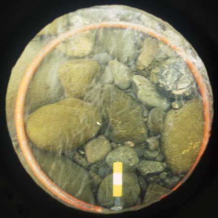 Transect 11, thalweg.
