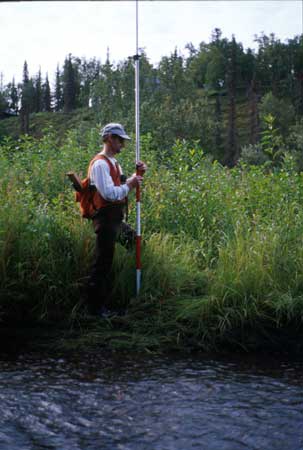 Transect 7 looking at left bank